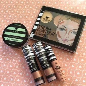 Lot 5pc. Kokie Face Makeup Mixed Beauty Bundle NWT